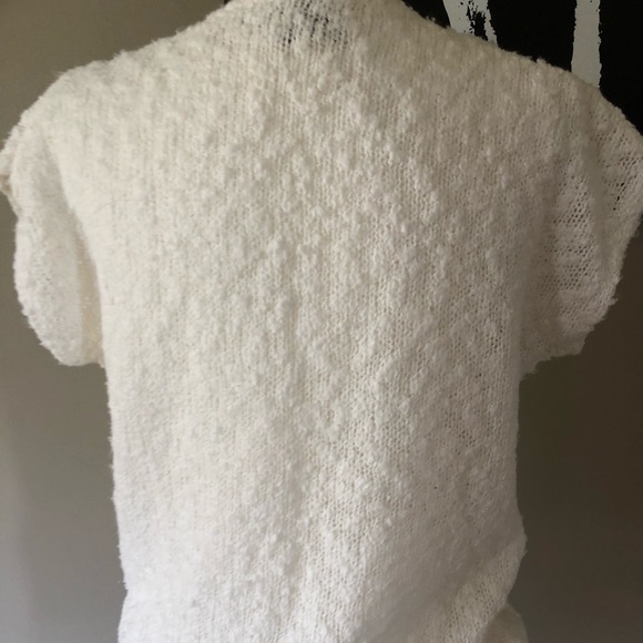 Vtg Sears Made in Taiwan Short Sleeve Sweater S - Picture 4 of 8